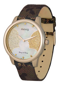 【送料無料】moog paris montre femme avec cadran argent bracelet rose gold 【送料無料】moog paris montre femme avec cadran argent bracelet rose gold