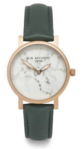 【送料無料】elie beaumont sage carrera leather watch