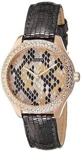 【送料無料】guess gold watch w0626l2 rose gold crystals