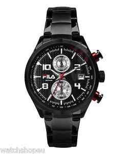 ̵ fila 38008002 mens chronograph watch 2 year warranty