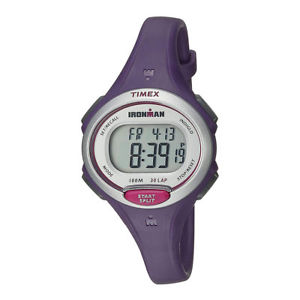 【送料無料】neues angebottimex tw5k90100jv womens ironman essential purple resin strap watch