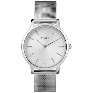 【送料無料】neues angebottimex tw2r36200, womens metropolitan silvertone mesh strap watch, 34mm 【送料無料】neues angebottimex tw2r36200, womens metropolitan silvertone mesh strap watch, 34mm