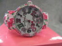 【送料無料】betsey johnson bj0060102 womens floral crystal embellished 38mm cuff watch nwb(2)