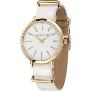 【送料無料】orologio donna morellato versilia r0151133505 pelle bianco gold dorato swarovski