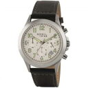 【送料無料】orologio uomo breil tribe choice ew0298 chrono pelle nero bianco 50mt