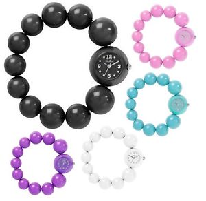 【送料無料】reflex ladies analogue large bead bracelet fashion wrist watch xmas gift for her