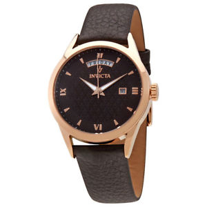 【送料無料】invicta 25713 vintage womens 40mm analog display date brown leather watch 【送料無料】invicta 25713 vintage womens 40mm analog display date brown leather watch