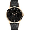 【送料無料】orologio alv by alviero martini alv0013 pelle nero ros