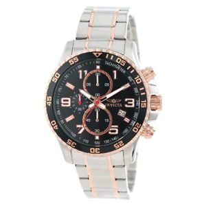 【送料無料】invicta 14877 mens two tone rose gold bracelet chrono watch