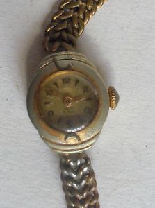 【送料無料】montre plorgal france ancre 15 rubis plaqu or restaurer vintage watch