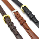 【送料無料】montana ladies size fine flat calf leather watch strap 3 colours 8mm 14mm d015(2)