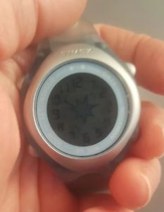 【送料無料】neues angebotwomens kids timex animated digital indiglo watch t79151 watch light blue read