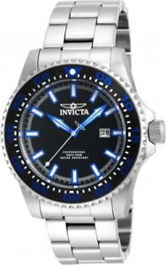 楽天hokushin【送料無料】invicta mens pro diver steel bracelet amp; case quartz analog watch 90190