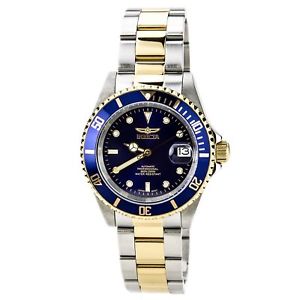 【送料無料】invicta 8928ob mens two tone automatic coin edge bezel watch