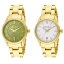 【送料無料】orologio donna liu jo luxury tess bracciale acciaio gold dorato bianco verde