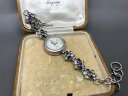 lovely garnet, amethyst amp; citrine solid silver ladies quartz watch※注意※NYからの配送になりますので2週間前後お時間をいただきます。人気の商品は在庫が無い場合がございます。ご了承くださいませ。サイズの種類の商品は購入時の備考欄にご希望のサイズをご記載ください。　携帯メールでの登録ですと楽天からのメールが届かない場合がございます。