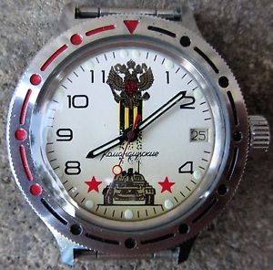 【送料無料】orologio militare sovietico russo vostok automatico perfettamente funzionante