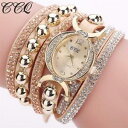 【送料無料】monarch time fashion women rhinestone bracelet watch luxury crystal wristwatches(2)