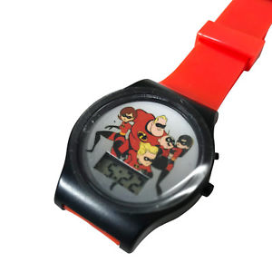 【送料無料】incredibles 2 digital lcd wrist watch kids adjustable strap
