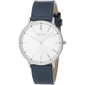 【送料無料】orologio donna liu jo luxury moonlight tlj1060 pelle blu bianco