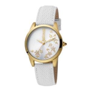 【送料無料】orologio solo tempo donna just cavalli cinturino pelle con stelle jc1l042l0025