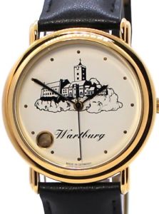 ̵wartburg sonderuhr unesco welterbe mit original mauerstein schwa...