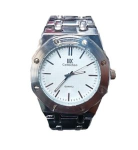 【送料無料】orologio da polso ik collection uomo analogico quarzo grande silver qua bian lac