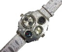 【送料無料】orologio da polso bianco uomo analogico quarzo moderno fashion alla moda lac(2)