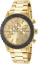 【送料無料】invicta gents 15160 specialty chrono yellow gold steel watch(2)