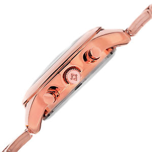【送料無料】womens akribos xxiv ak709rg swiss multifunction rosetone stainless steel watch
