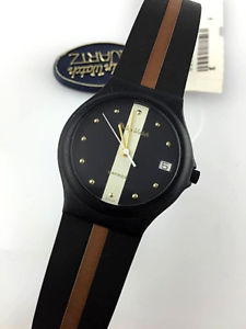 【送料無料】orologio philip watch ca 1990 eta swiss donna data gomma rubber pvd vintage