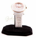 ジューシークチュール 【送料無料】juicy couture pedigree white silicon rose gold quartz watch 1900755