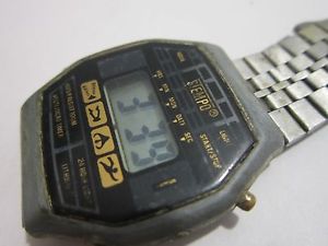 【送料無料】vintage watch digital mens stempo chronograph 【送料無料】vintage watch digital mens stempo chronograph