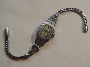 【送料無料】ancienne montre metal chrom
