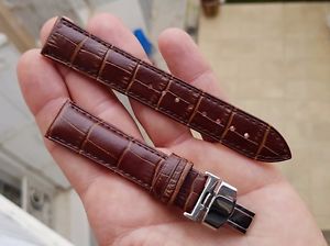 【送料無料】bracelet cuir croco boucle deployante *20 mm* pour montre ancienne chrono diver(2)