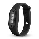 楽天hokushin【送料無料】run step watch bracelet pedometer calorie counter digital lcd walking distance a