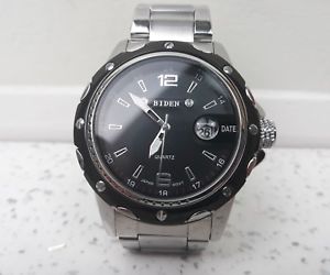 【送料無料】brand biden men watch steel strap fashion casual quartz men business wristwatch