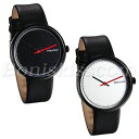 【送料無料】casual simple design mens fashion ultra thin leather quartz analog wrist watch(2)