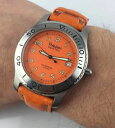 【送料無料】orologio philip watch aquatica 8251390035 diver deplo swiss made moviment orange