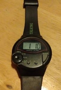 【送料無料】vintage ultmost talking alarm watch, running with battery c 【送料無料】vintage ultmost talking alarm watch, running with battery c