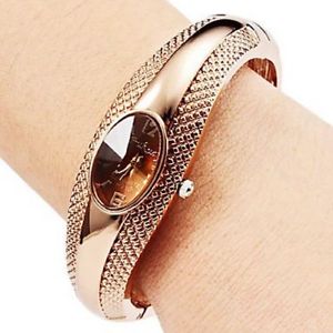 【送料無料】women watch bracelet fashion ladies rose gold relogio feminino zegarek damski