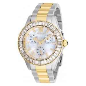 【送料無料】invicta womens angel quartz 100m stainless steel two tone watch 28451