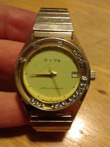 ̵vintage cvp windup date watch, running 4u2fix b