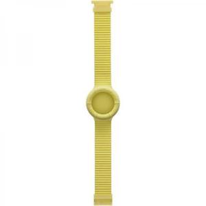 【送料無料】cinturino di ricambio hip hop hero hbu0119 large 40mm silicone giallo