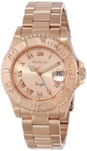 【送料無料】invicta womens 14322 angel analog display swiss quartz rose gold watch