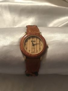 【送料無料】ladies gitano wood look watch 【送料無料】ladies gitano wood look watch
