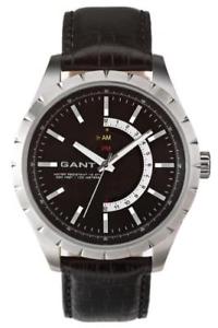 【送料無料】orologio uomo gant boxford w10771 pelle nero classico sub 100mt man