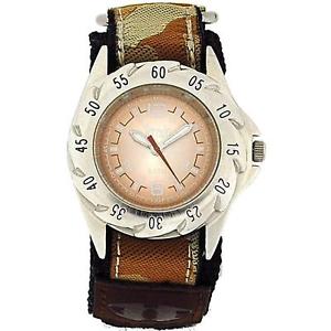 【送料無料】terrain beige camouflage easy fasten surf boys sports analogue watch tv1311b