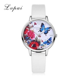 【送料無料】women watch silver butterfly luxury rose gold round fashion popular wristwatch