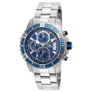 【送料無料】invicta pro diver 22413 stainless steel chronograph watch